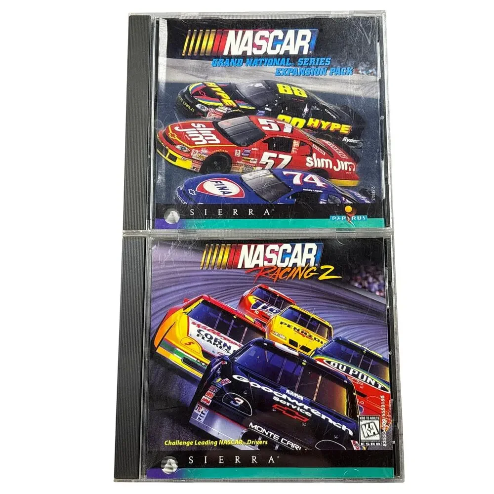 Nascar Racing 2 & Nascar Grand National Series Expansion Pack Bundle for PC